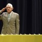 Ken Kopke saluting turned cups